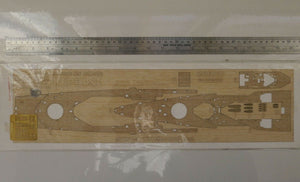 Wood Hunter W35028 Wood deck HMS Repulse for Trumpeter 1/350 – immagine 2