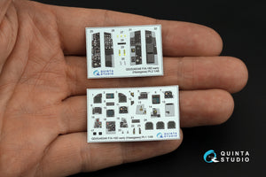 Quinta Studio QDS-48346 FA-18D early 3D-Printed &amp;amp; coloured Interior on decal paper (Hasegawa) (small version) 1/48 – immagine 11