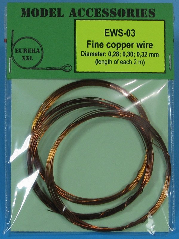 Fils de cuivre fins Eureka XXL EWS-03 0,28 mm / 0,30 mm / 0,32 mm