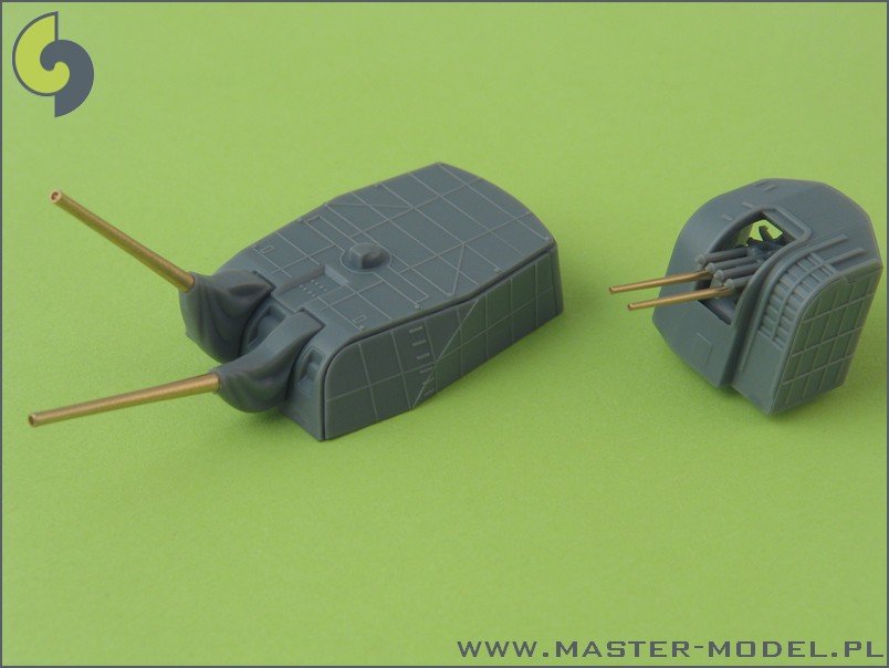 Master SM-350-030 IJN Mogami (1942) armament - 20cm (6pcs), 12,7cm (8pcs) barrels – Bild 4