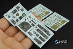 Quinta Studio QD32107 A-6E TRAM Intruder 3D-Printed &amp;amp; coloured Interior on decal paper (Trumpeter) 1/32 – immagine 10