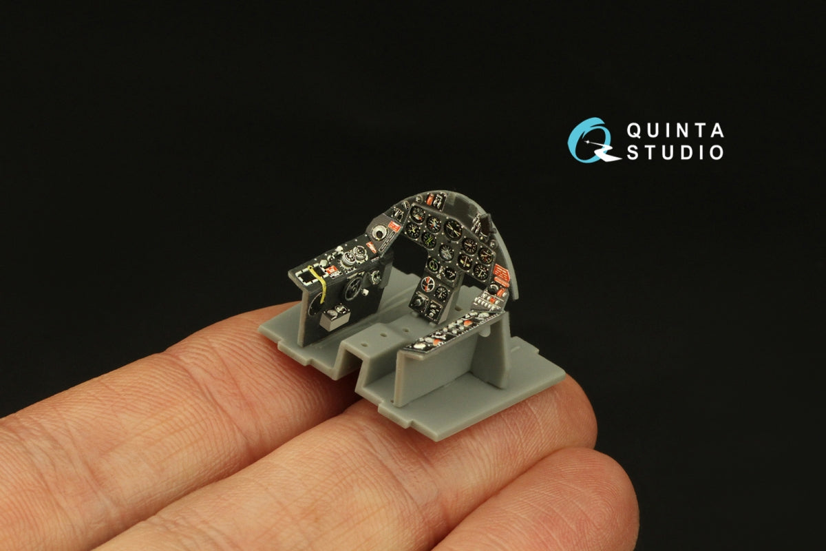 Quinta Studio QD48384 F8F-2 Bearcat 3D-Printed &amp;amp; coloured Interior on decal paper (Hobby Boss) 1/48 – immagine 8