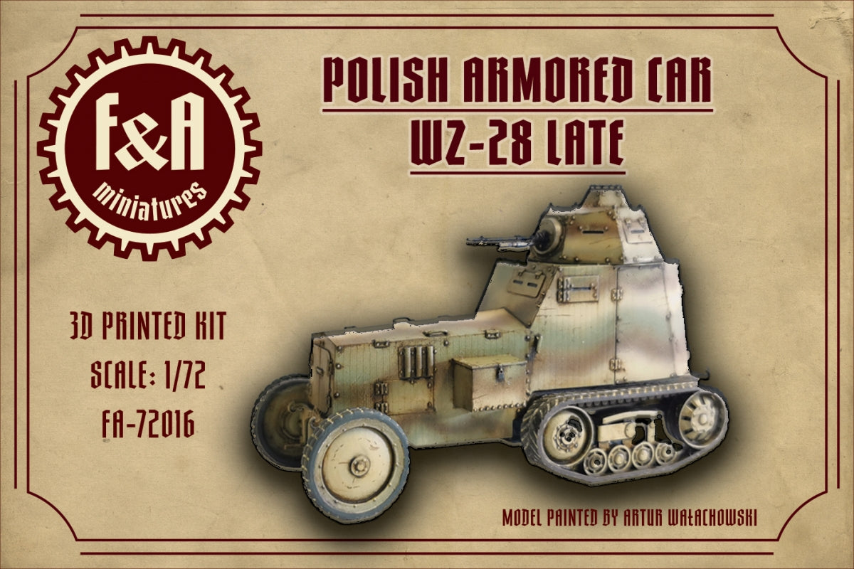 F&amp;amp;A Miniatures FA-72016 WZ.28 Late 1/72