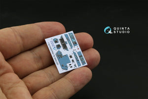Quinta Studio QD72060 Su-35S 3D-Printed &amp;amp; coloured Interior on decal paper (GWH) 1/72 – imagen 2
