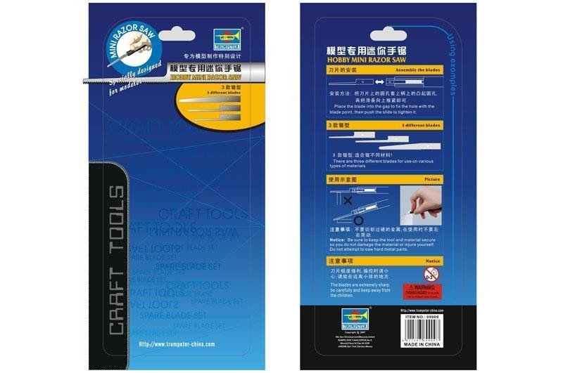 Trumpeter 09909 Hobby Mini Razor Saw – immagine 2