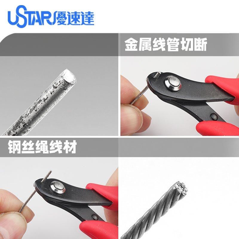 U-Star UA-91380 Wire tube cutting pliers / Szczypce do cięcia drutu – Bild 3