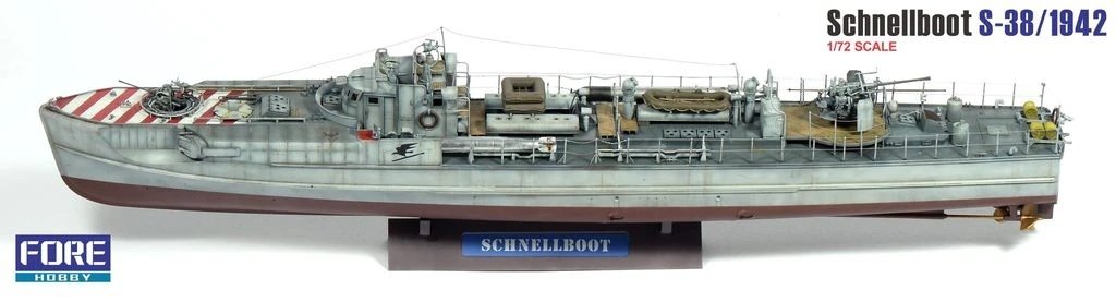 Fore Hobby 1001 Schnellboot S-38 1942 1/72 – image 18