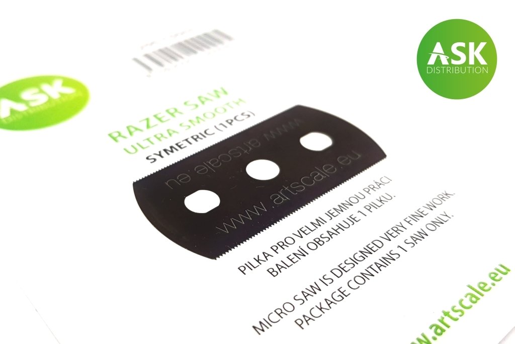 Scie Razer ASK T0005 : ultra lisse et symétrique 70/70 (1 pièce)