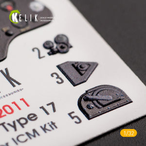 KELIK K32011 I-16 TYPE 17 - INTERIOR 3D DECAL FOR ICM KIT 1/32 – immagine 4