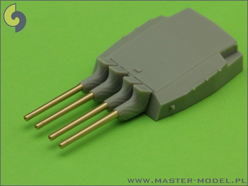 Master SM-700-030 France 380 mm/45 (14.96in) Model 1935 barrels - for turrets with blastbags (8pcs) – immagine 2