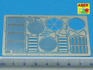 Aber 35G14 Grilles for german tank Sd.Kfz.171 Panther, Ausf.G late model 1/35 – immagine 2