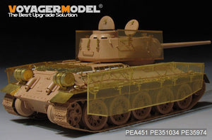 Voyager Model PEA451 WWII Russian T-34/85 &amp;quot;Thoma shields&amp;quot; wire mesh schürzen (GP) 1/35 – immagine 3