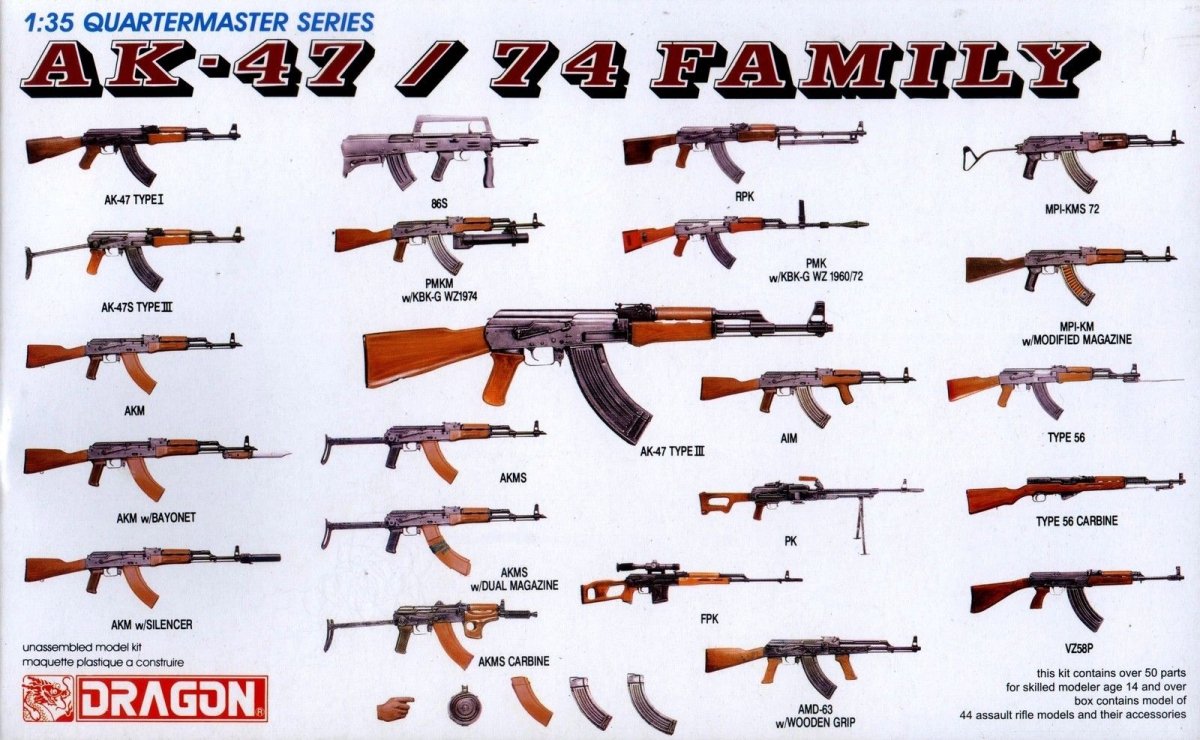 Dragon 3802 AK-47/74 Family (1/35)
