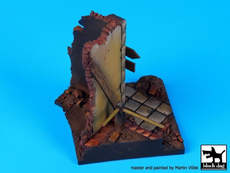 Black Dog D35057 House corner N°2 base 1/35 – immagine 2