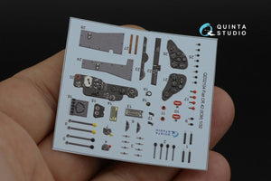 Quinta Studio QD32104 Fiat CR.42 3D-Printed &amp;amp; coloured Interior on decal paper (ICM) 1/32 – immagine 11