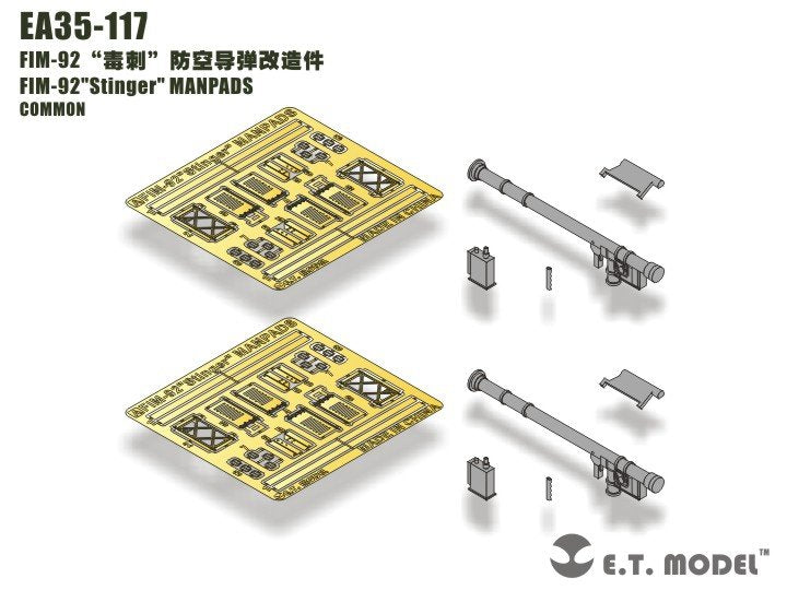 E.T. Model EA35-117 FIM-92&amp;quot;Stinger&amp;quot; MANPADS 1/35 – immagine 4
