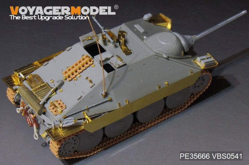 Voyager Model PE35666B WWII German Hetzer Tank Destroyer (includes a metal barrel) For DRAGON 6030 1/35 – immagine 4