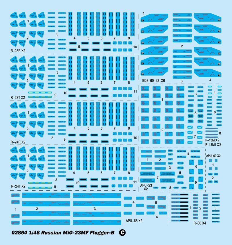 Trumpeter 02854 MIG-23MF Flogger-B 1/48 – zdjęcie 15