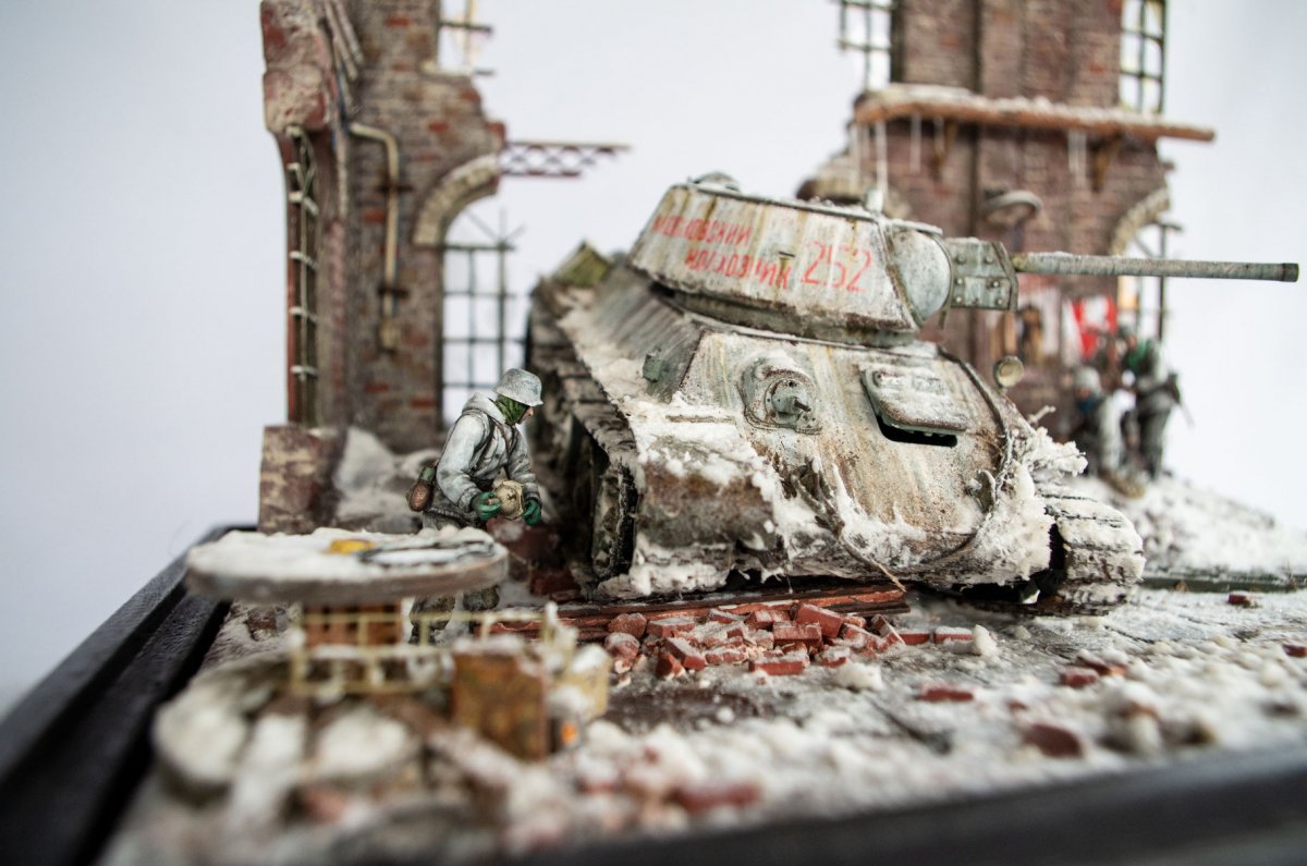RT-Diorama 35302 Diorama-Base: &amp;quot;Wintergewitter&amp;quot; Operation Winter Storm 1/35 – Bild 2