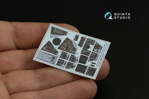 Quinta Studio QD32098 F-14A 3D-Printed &amp;amp; coloured Interior on decal paper ( Trumpeter ) 1/32 – immagine 10