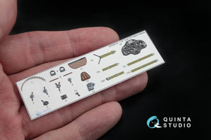 Quinta Studio QD48021 I-16 type 5 3D-Printed &amp;amp; coloured Interior on decal paper 1/48 – imagen 5
