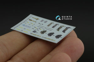 Intérieur imprimé en 3D et coloré sur papier décalcomanie Quinta Studio QD72009 Bf 109E (Special Hobby) 1/72 – image 5