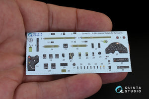 Quinta Studio QD48122 P-38H 3D-Printed &amp;amp; coloured Interior on decal paper (for Tamiya kit) 1/48 – immagine 5
