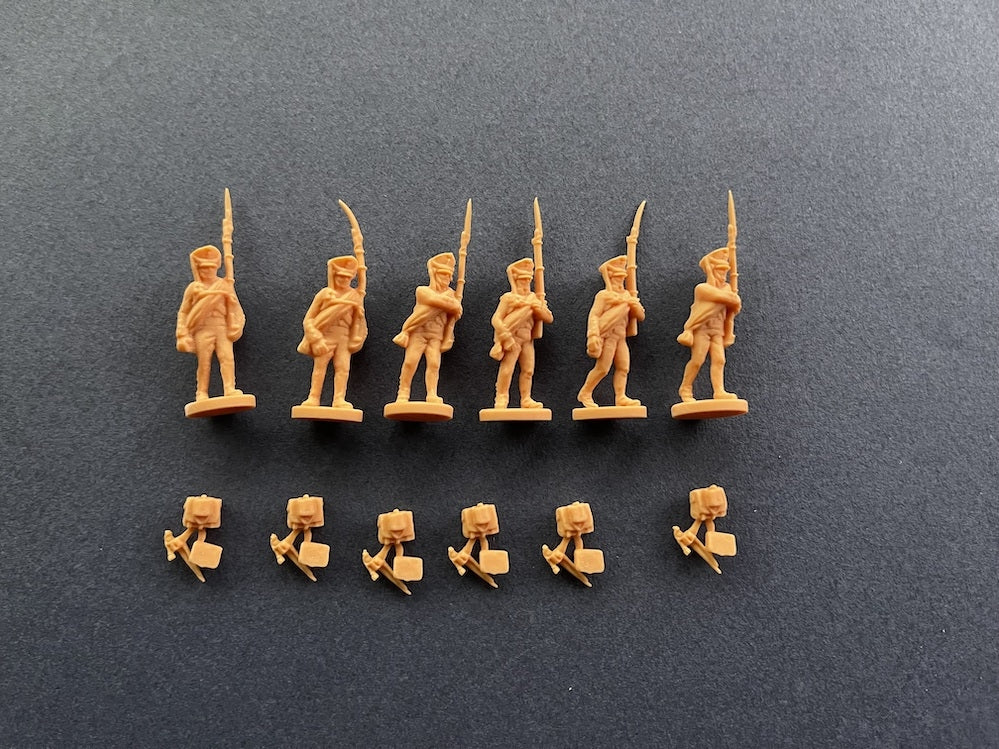 Hat 8350 Napoleonic Wars Russian Infantry - Marching (40 Figures) 1/72