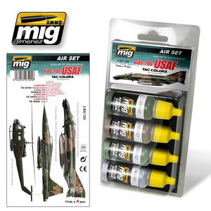 Munitions de Mig Jimenez 7205 60S-70S Couleurs tactiques de l&amp;#39;USAF (ÉGALEMENT DE L&amp;#39;ÉPOQUE DU VIETNAM)