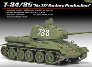 Academy 13290 T-34/85 No.112 Factory Production 1/35 – immagine 5