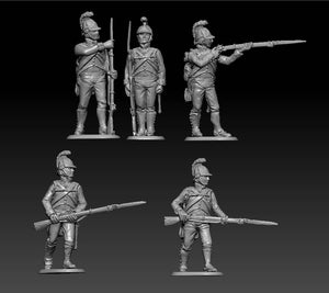 Hat 9327 Napoleonic Austrian Line Infantry - in Action (18 figures) 1/32