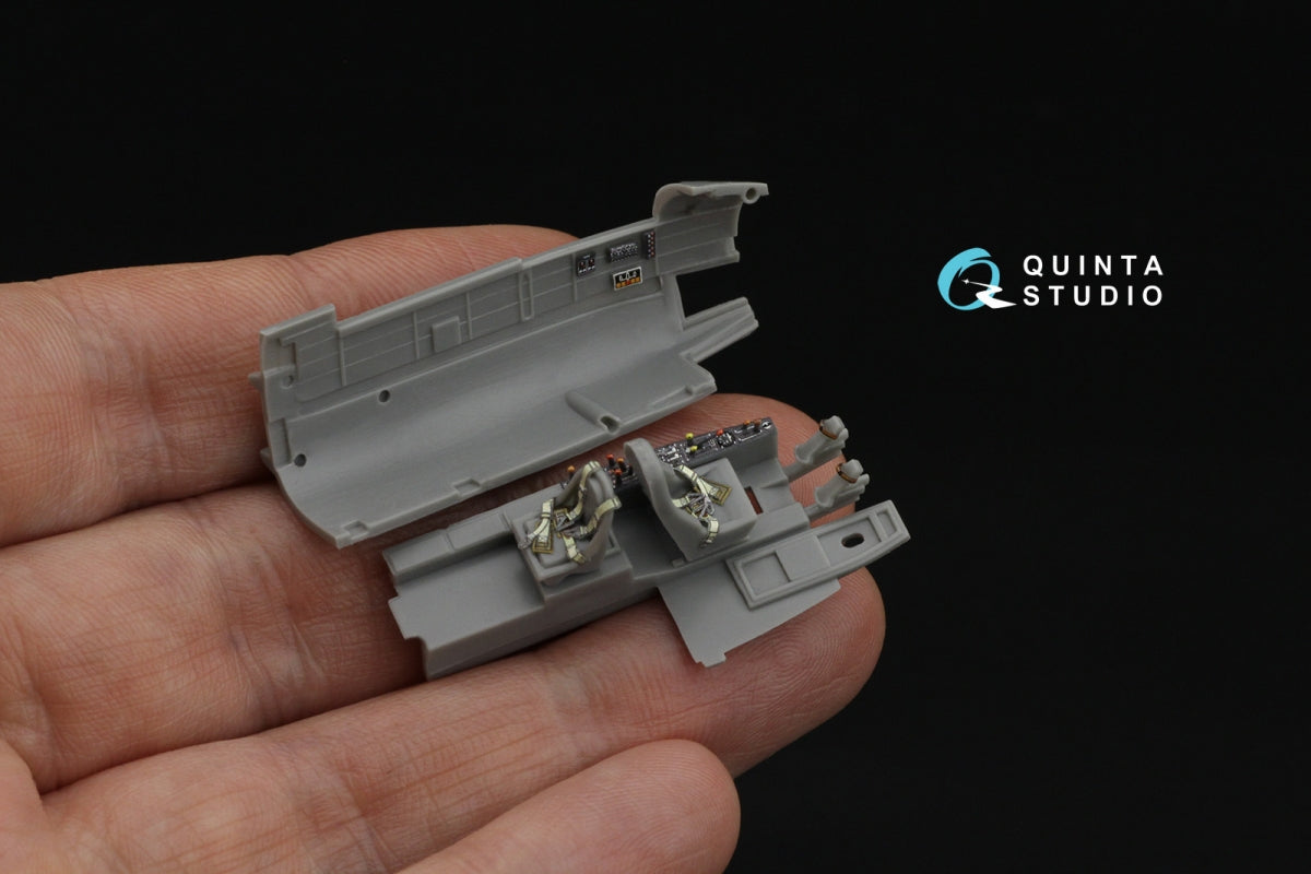 Quinta Studio QD72218 Ju 88A-4 3D-Printed &amp;amp; coloured Interior on decal paper (Hasegawa) 1/72 – imagen 4