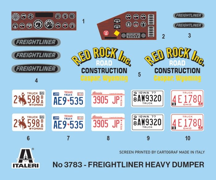Italeri 3783 Freightliner Heavy Dumper Truck 1/24 – image 3