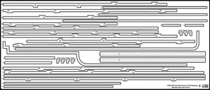 MK1 Design MD-20023 USS CV-6 Enterprise Wooden Deck for Trumpeter 1/200 – immagine 15