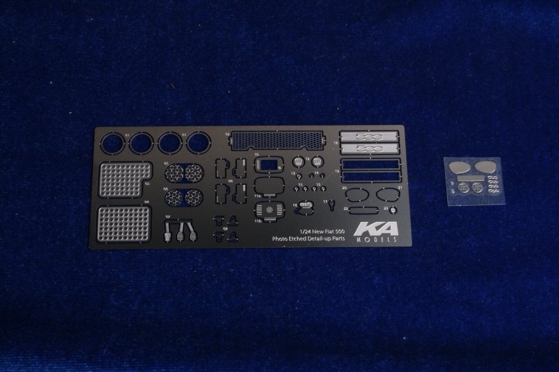 KA Models KE-24045 FIAT500 PIÈCE DE DÉTAIL EN PHOTODÉCROÏDE 1/24