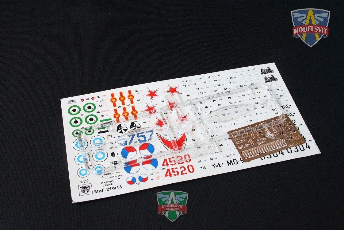 Modelsvit 72042 MiG-21 F-13 Supersonic jet fighter 1/72 – Bild 5