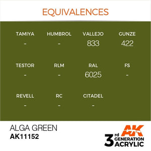 AK Interactive AK11152 ALGA GREEN – STANDARD 17 ml – image 3