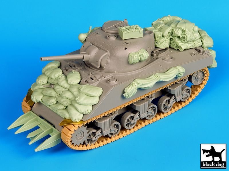 Black Dog T35081 Sherman 75mm Normandy accessories set 1/35 – immagine 4
