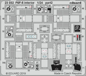 Eduard 23032 F6F-5 interior AIRFIX 1/24 – immagine 3