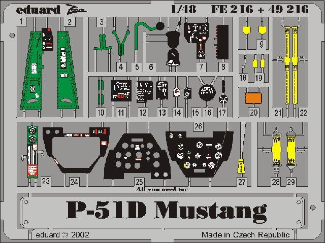 Eduard FE216 P-51D 1/48 Tamiya