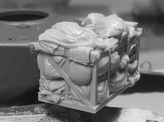 Panzer Art RE35-662 Coffre de rangement de tourelle pour M4 « Sherman » 75 1/35