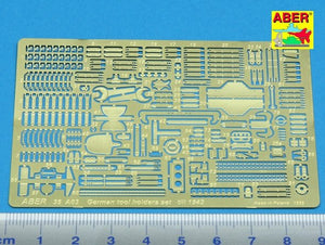 Aber 35A003 Uchwyty do niemieckich narzędzi do1943 1/35 – imagen 2
