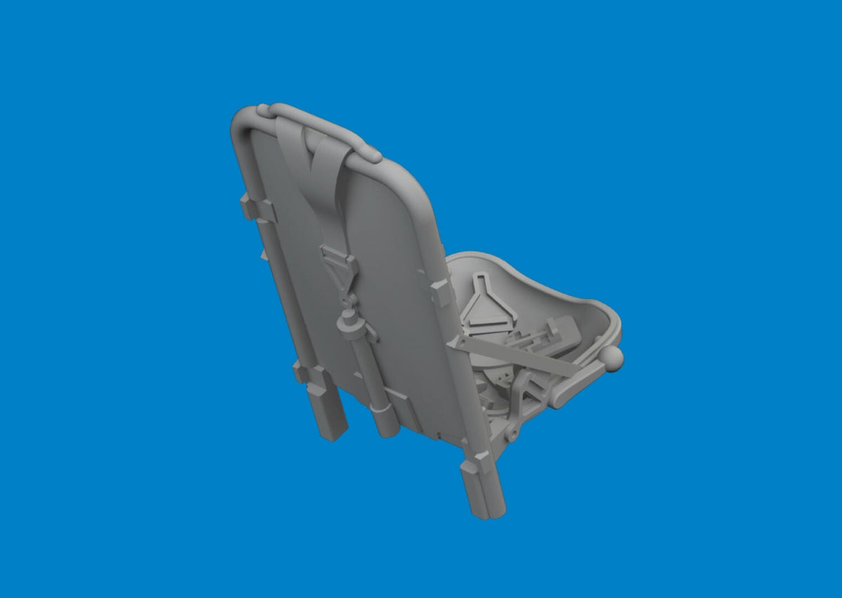 Eduard 672413 P-51D seat w/ integral belts PRINT EDUARD 1/72 – Bild 2