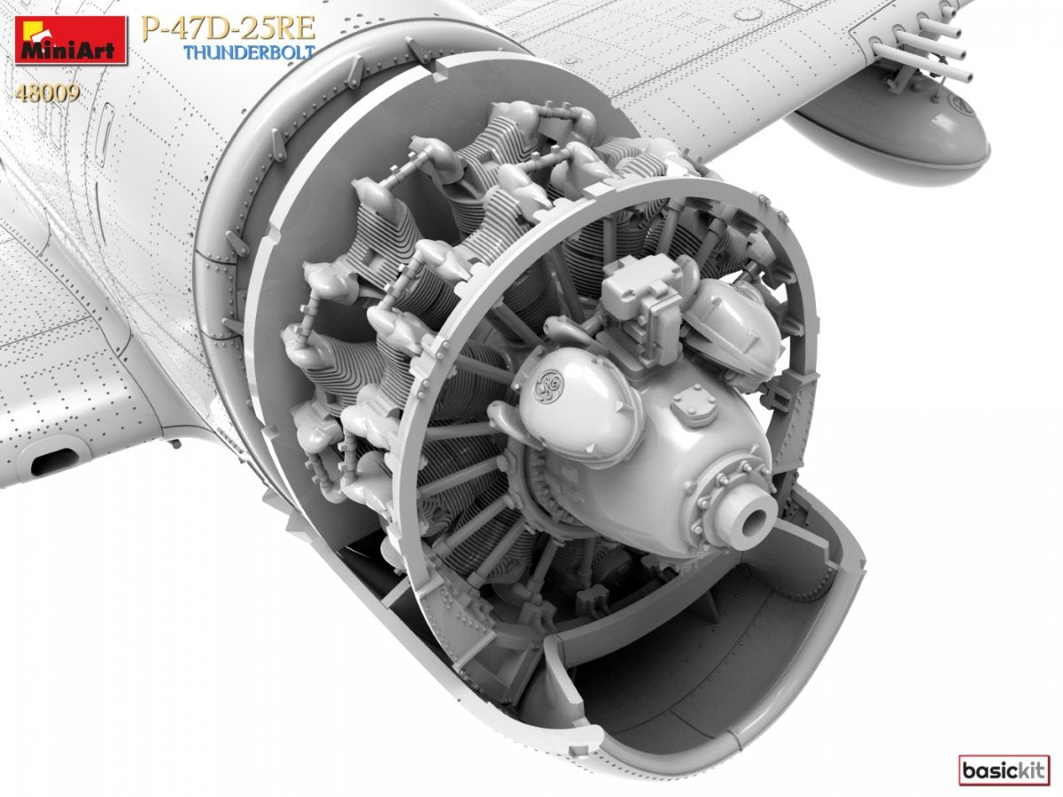 MiniArt 48009 P-47D-25RE THUNDERBOLT. BASIC KIT 1/48 – imagen 17