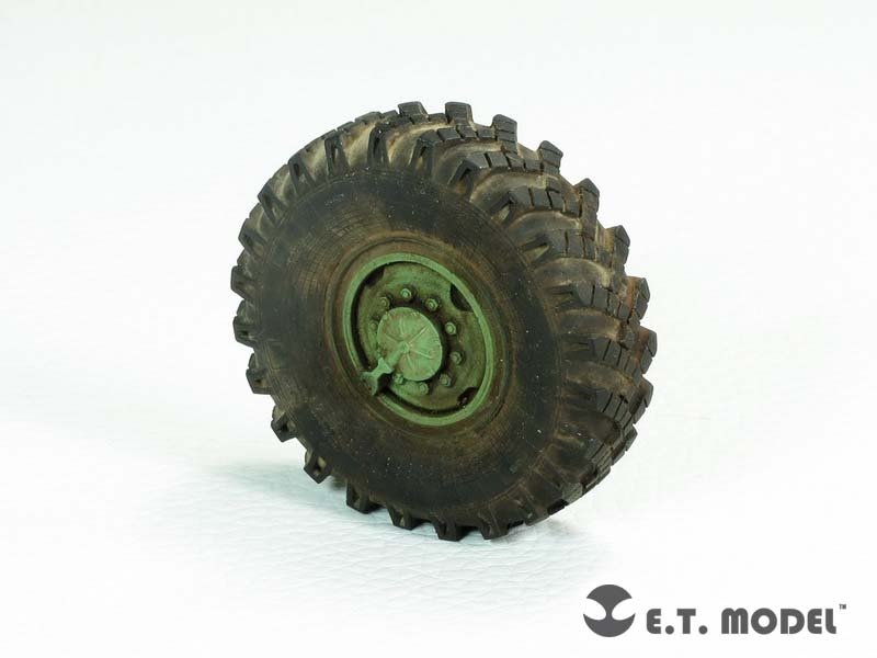 E.T. Model ER35-053 Russian BM-21 Grad Multiple Rocket Launcher Weighted Road Wheels For TRUMPETER 1/35 – zdjęcie 2
