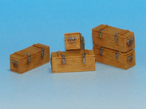Eureka XXL E-014 Wooden Ammo Boxes for 5 cm Kw.K.39 1/35 – immagine 4