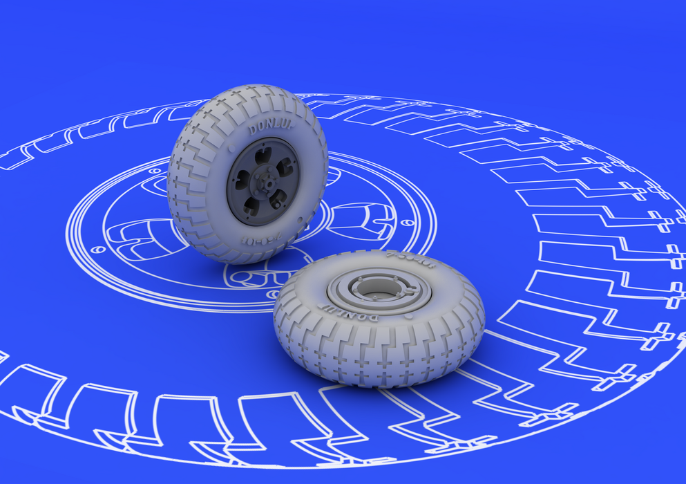 Eduard 648098 Spitfire wheels - 5 spoke 1/48 (Eduard) – immagine 2