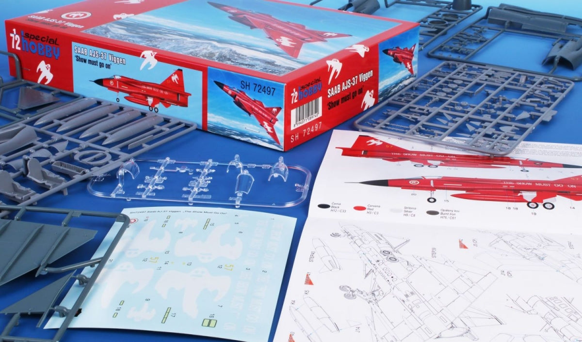 Special Hobby 72497 AJ-37 Viggen &amp;#39;Show Must Go On&amp;#39; 1/72 – zdjęcie 9