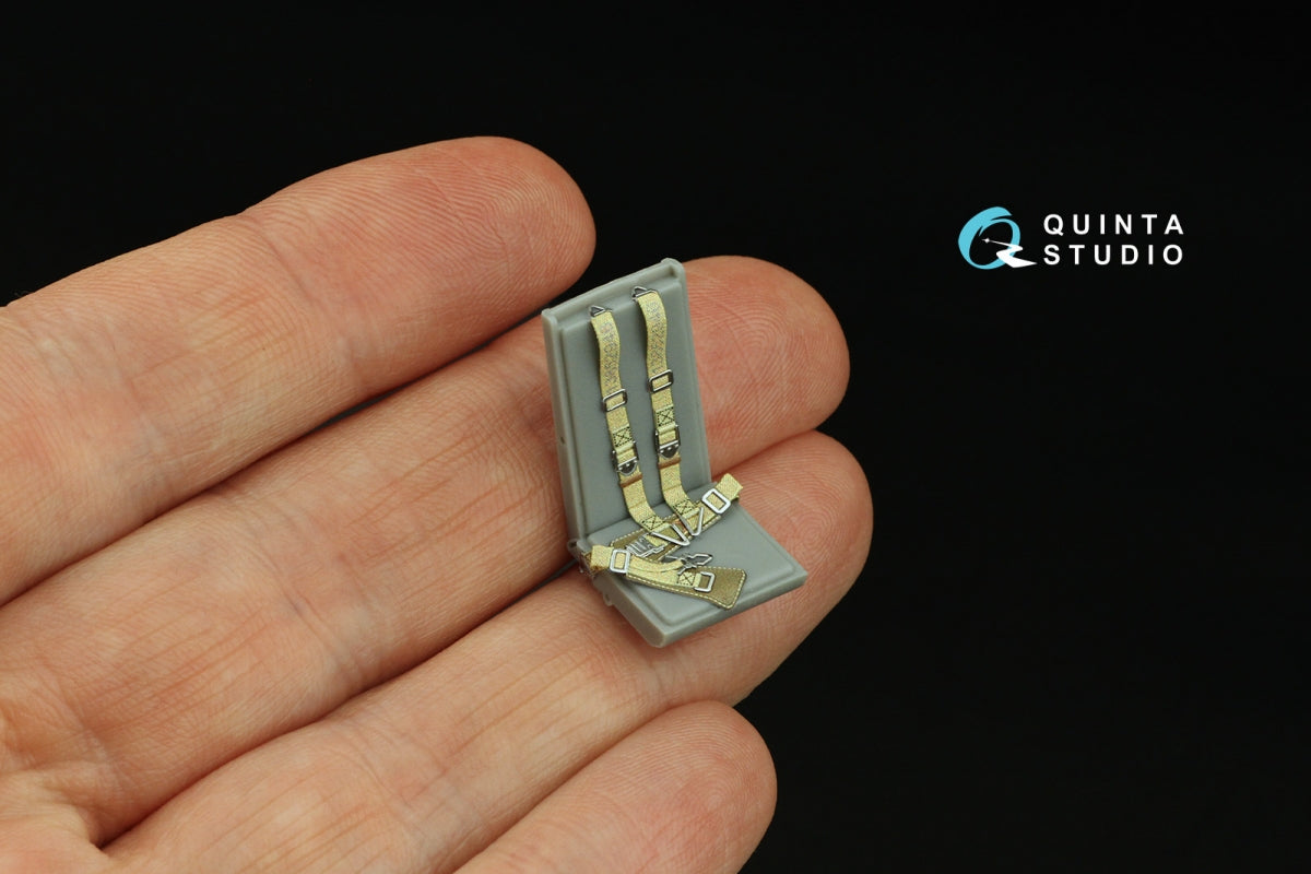 Quinta Studio QR+35027 WWII Luftwaffe fighter seatbelts (with metal buckles) (All kits) 1/35 – Bild 9