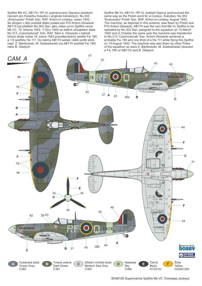Special Hobby 48195 Supermarine Spitfire Mk. VC &amp;#39;Overseas Jockeys&amp;#39; 1/48 – immagine 4